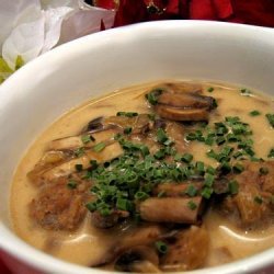 Simply Delicious Mushroom Meatball Soup recipe
