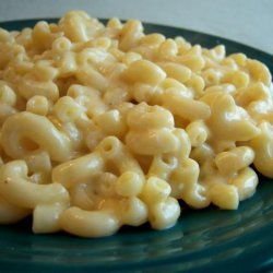 Blue Macaroni and Cheese recipe