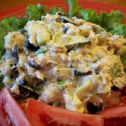 Artichoke and Ripe Olive Tuna Salad recipe