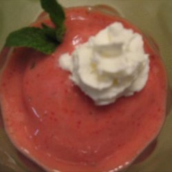 Chilled Strawberry Romance: the Soup       (Low Fat) recipe
