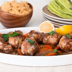 Moroccan Spiced Chicken with Lemon and Carrots recipe