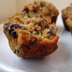 Sugarless Fruit Nut Muffins recipe