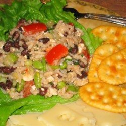 Rice, Black Bean & Feta Salad recipe