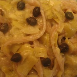 Artichoke Sauce With Linguini recipe