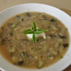 Basil & Zucc Soup recipe