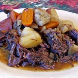 Fallin'- To- Pieces Pot Roast With Carrots and Potatoes recipe