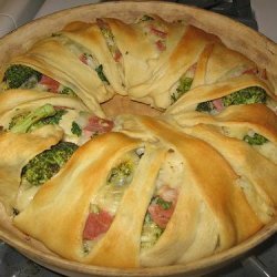 Ham and Broccoli Ring recipe