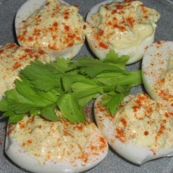 Ali's Dill Pickle Deviled Eggs recipe