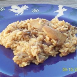 Brown Mushroom Rice recipe