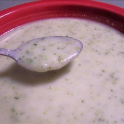 Creamy Broccoli Cauliflower Soup With Blue Cheese recipe