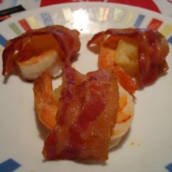 Bacon-Wrapped Pineapple Shrimp recipe