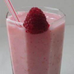 Raspberry Banana Yogurt Smoothie recipe