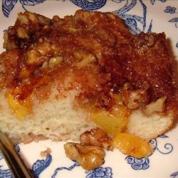 Fresh Peach and Nut Cake or Cobbler recipe