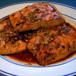 Grilled Salmon With Chili-Lime Sauce recipe