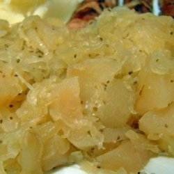 Baked Sauerkraut With Apples recipe