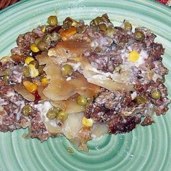 10 Layer Meat Veggie and Potato Dish recipe