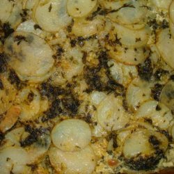 Potato Spinach Gratin recipe