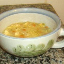 Creamy Chicken Soup With Orzo recipe