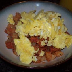 Tex-Mex Breakfast Hash and Eggs recipe