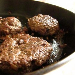 Hamburger Steak (Hache) Au Poivre recipe