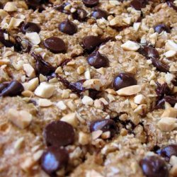 Lower-Fat Peanut Chocolate Chip Trail Bars recipe