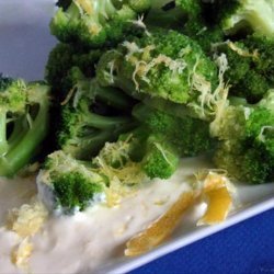 Broccoli with Creamy Lemon sauce recipe
