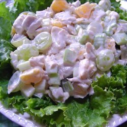 Orange Fruit Chicken Salad recipe