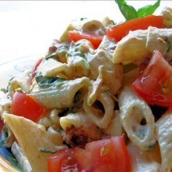 Kitchen Sink Chipotle & Smoked Mozzarella Pasta Salad recipe