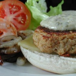 Nutty for New England Naughty but Nice Crab Burger recipe