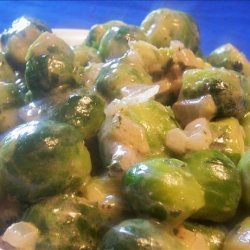 Sheila's (saucy) Brussels Sprouts recipe