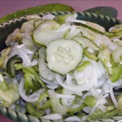 Freezer Cucumbers recipe