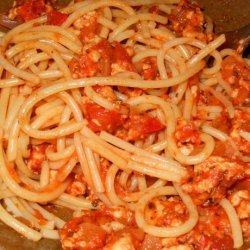 Ground Turkey Spaghetti Sauce recipe