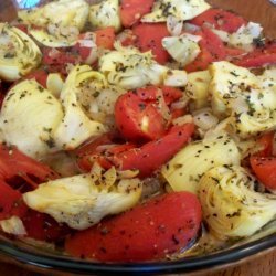 Scalloped Tomatoes and Artichokes recipe