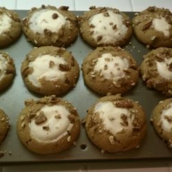 Pumpkin Muffins With Cream Cheese Center recipe