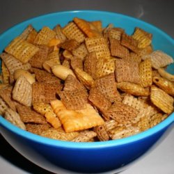 My Microwavable Version of Chex Party Mix recipe