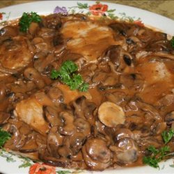 Pork Scaloppine With Wild Mushrooms recipe