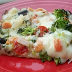 Garden Ranch Pizza-Pampered Chef recipe