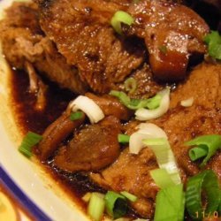Beef With Asian Mushroom Sauce (Crock Pot) recipe
