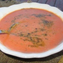 Creamy Tomato Soup With Pesto recipe