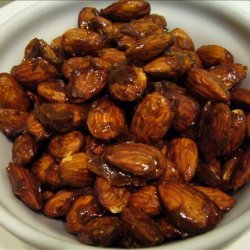 Spicy Glazed Almonds recipe