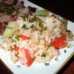 Rice With Chayote (Fritanga) recipe