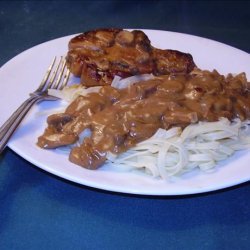 Browned Pork Chops and Gravy recipe