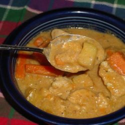 Tangy Apple Curry Chicken and Veggie Stew recipe