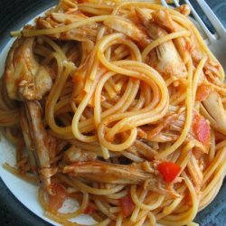 BBQ Spaghetti recipe
