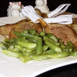 Honey & Mustard Lamb Cutlets With Baby Chats recipe