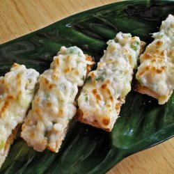 Crab Open Grilled Sandwich recipe