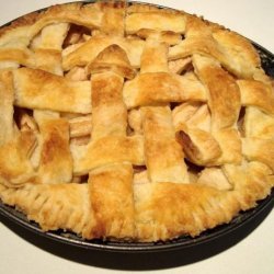 Cream Cheese Caramel Walnut Apple Pie recipe