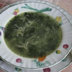 Spinach Egg Drop Noodle Soup recipe