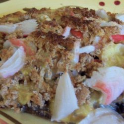 Crab & Fresh Basil Stuffed Mushrooms recipe