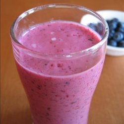 Blue Raspberry Fruit Shake recipe
